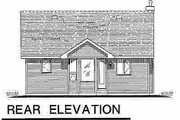 Cottage Style House Plan - 1 Beds 1 Baths 614 Sq/Ft Plan #18-1048 