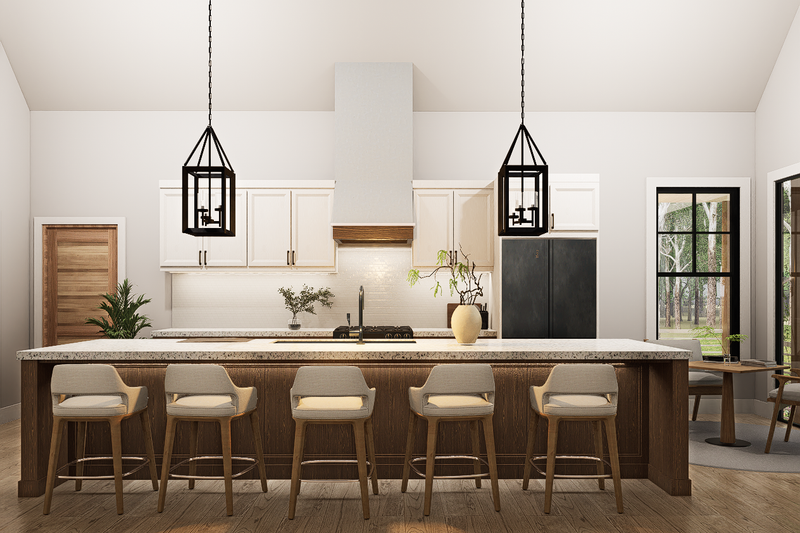 House Blueprint - Interior - Kitchen 1 for Farmhouse House Plan #54-678 - 3 bed, 3.5 bath