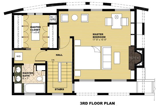 Floor Plan - Other Floor for Modern House Plan #525-1 - 2 bed, 2 bath