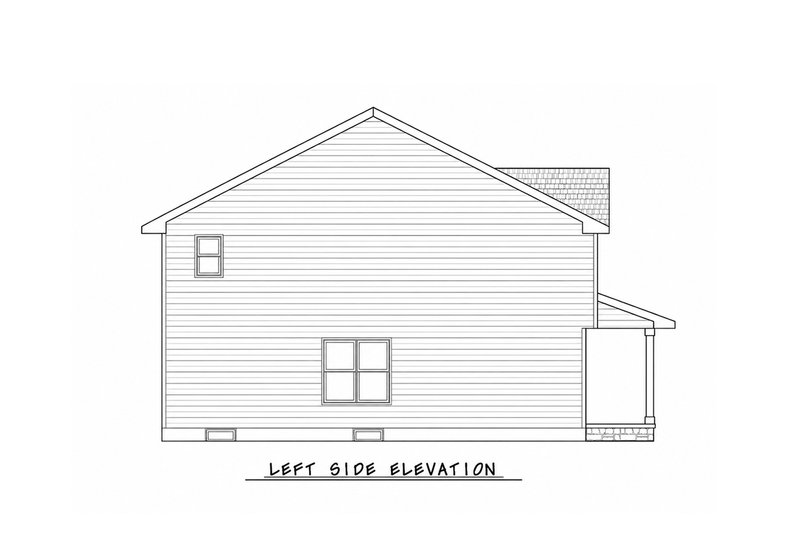 Home Plan - Exterior - Other Elevation for Farmhouse House Plan #20-2662 - 3 bed, 2.5 bath