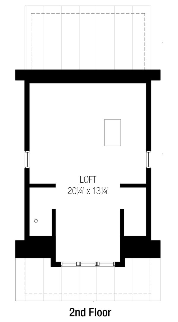 Bungalow Floor Plan - Upper Floor Plan #915-10