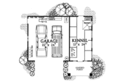 Traditional Style House Plan - 0 Beds 0 Baths 861 Sq/Ft Plan #72-268 
