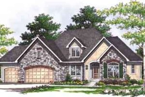 Traditional Exterior - Front Elevation Plan #70-646