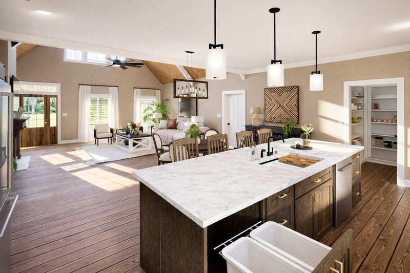 Dream House Plan - Interior - Kitchen for Farmhouse House Plan #44-311 - 3 bed, 2 bath
