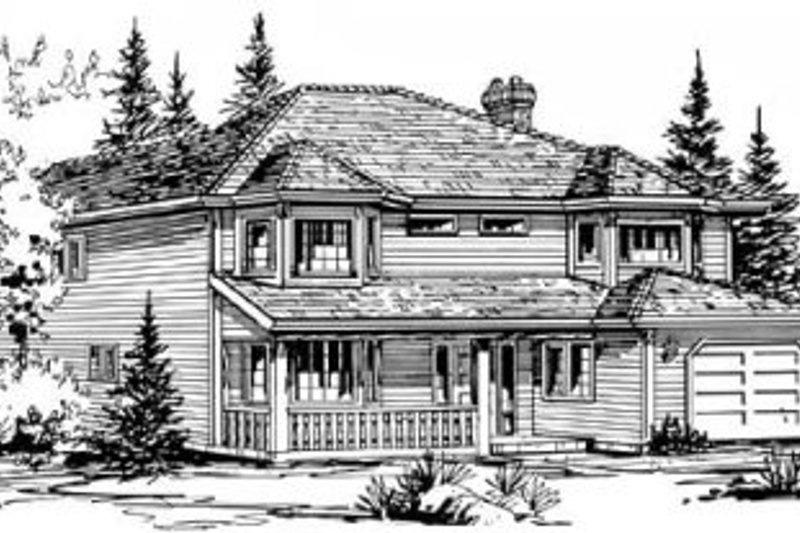 House Plan Design - Traditional Exterior - Front Elevation Plan #18-9035