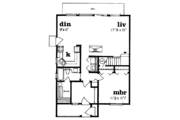 Cottage Style House Plan - 3 Beds 2 Baths 1605 Sq/Ft Plan #47-363 