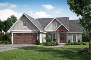 Farmhouse Style House Plan - 3 Beds 2.5 Baths 1828 Sq/Ft Plan #430-284 ...