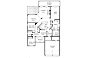 European Style House Plan - 3 Beds 2 Baths 2038 Sq/Ft Plan #15-137 