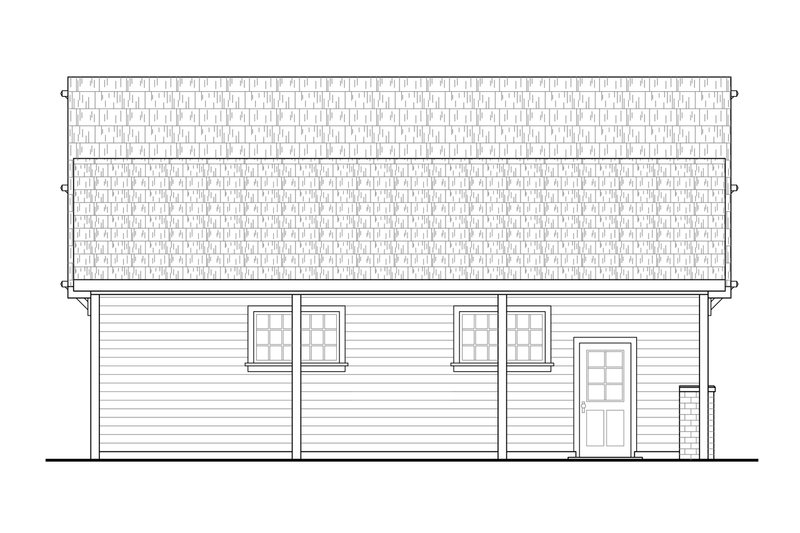 House Blueprint - Exterior - Other Elevation for Craftsman House Plan #124-1239, 0 bath