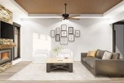 Craftsman Style House Plan - 3 Beds 2 Baths 1874 Sq/Ft Plan #17-2910 