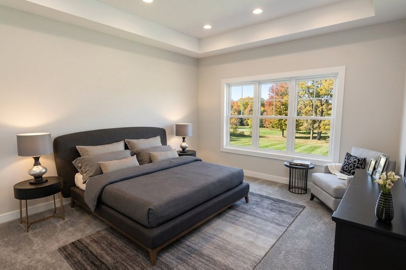 Home Plan - Interior - Master Bedroom 1 for Farmhouse House Plan #51-1539 - 3 bed, 2.5 bath