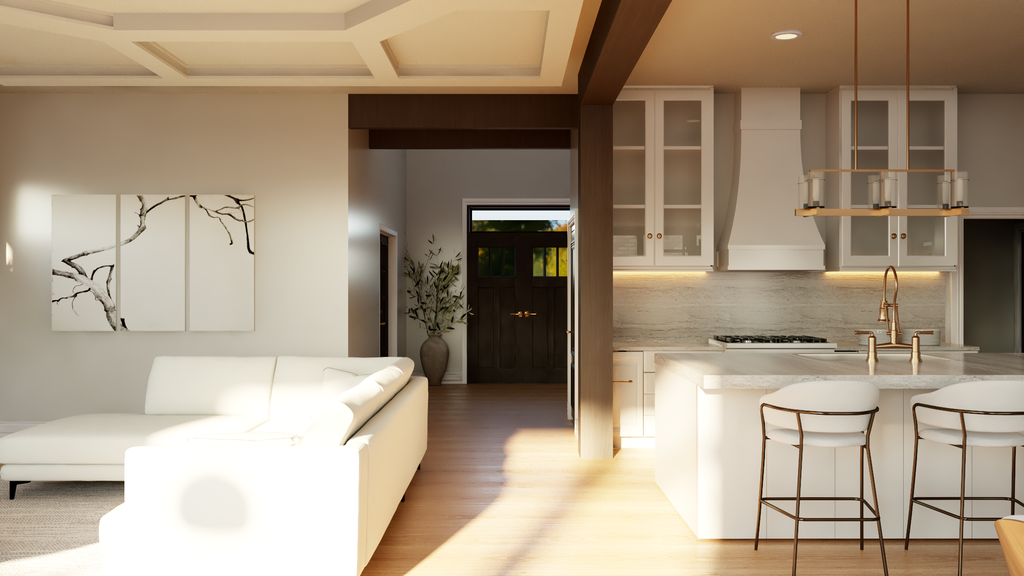 Interior - Family Room for Farmhouse House Plan #1064-113 - 5 bed, 4.5 bath