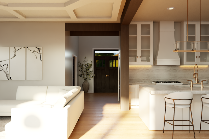 Home Plan - Interior - Family Room for Farmhouse House Plan #1064-113 - 5 bed, 4.5 bath