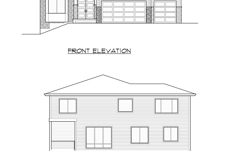 Dream House Plan - Exterior - Other Elevation for Contemporary House Plan #1066-57 - 4 bed, 4.5 bath