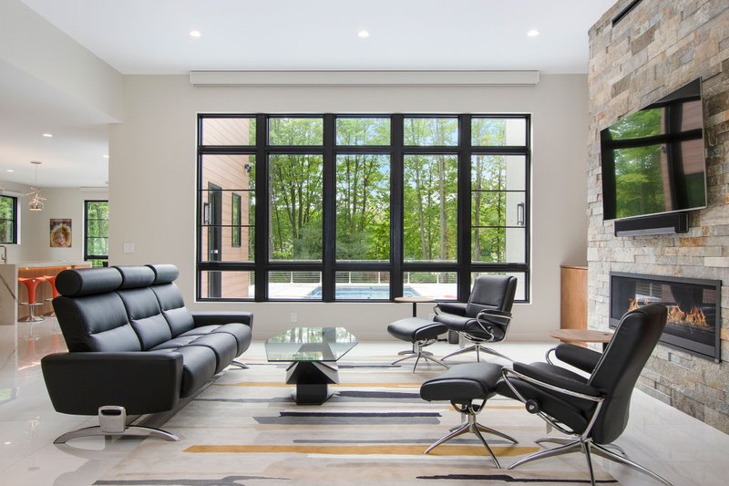 House Design - Interior - Family Room 1 for Contemporary House Plan #928-343 - 3 bed, 2.5 bath