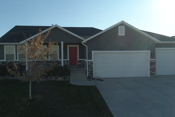 Exterior - Front Elevation 3 for Traditional House Plan #1060-56 - 3 bed, 2 bath