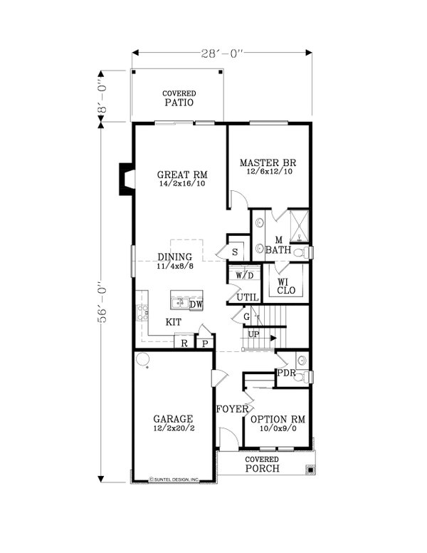 Prairie Floor Plan - Main Floor Plan #53-745