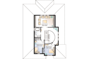 European Style House Plan - 4 Beds 2.5 Baths 2565 Sq/Ft Plan #23-398 
