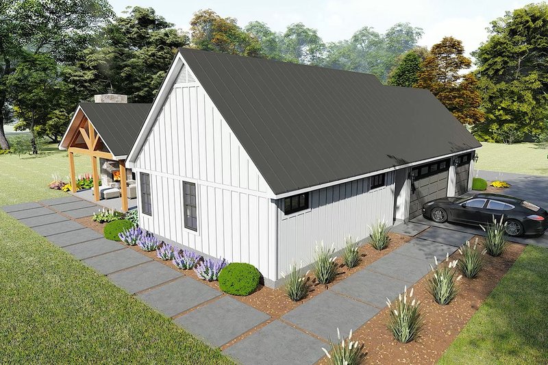 Home Plan - Exterior - Other Elevation 1 for Farmhouse House Plan #932-1125 - 3 bed, 2.5 bath