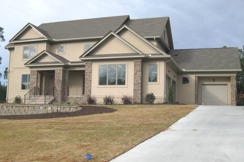 House Blueprint - Exterior - Front Elevation 3 for Contemporary House Plan #1054-32 - 5 bed, 6.5 bath