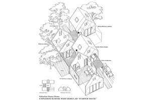 Floor Plan - Other Floor for Cottage House Plan #511-1 - 1 bed, 1 bath