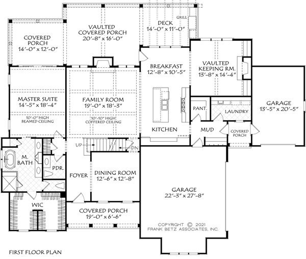 House Plan Design - Farmhouse Floor Plan - Main Floor Plan #927-1025