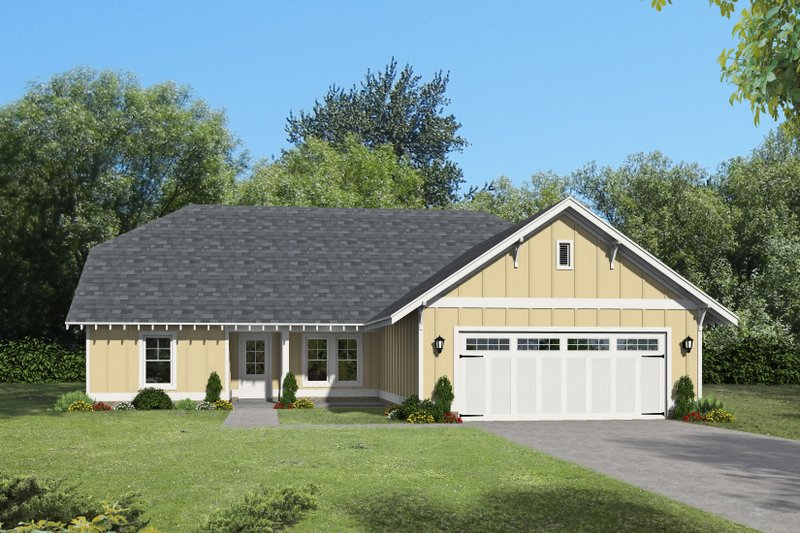 Dream House Plan - Cottage Exterior - Front Elevation Plan #932-325