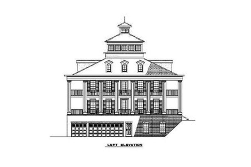 Home Plan - Exterior - Other Elevation for Southern House Plan #17-280 - 5 bed, 5.5 bath