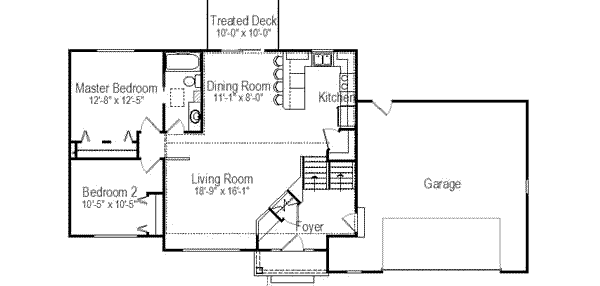 Traditional Floor Plan - Main Floor Plan #49-225