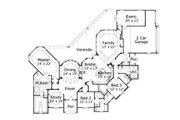 European Style House Plan - 3 Beds 2.5 Baths 3205 Sq/Ft Plan #411-540 