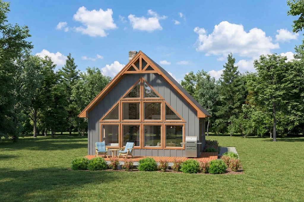 Exterior - Front Elevation 2 for Traditional House Plan #126-131 - 3 bed, 1 bath