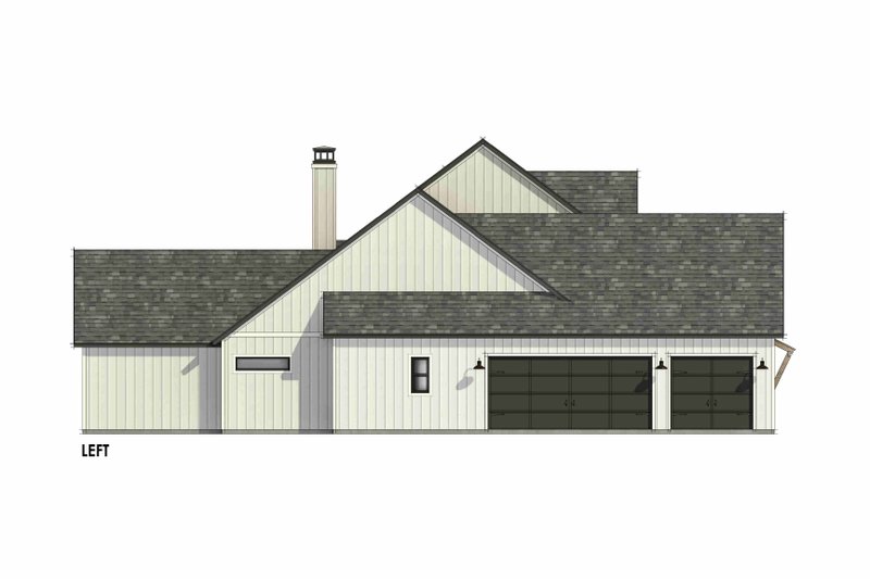 House Design - Exterior - Other Elevation for Farmhouse House Plan #1096-201 - 4 bed, 4 bath