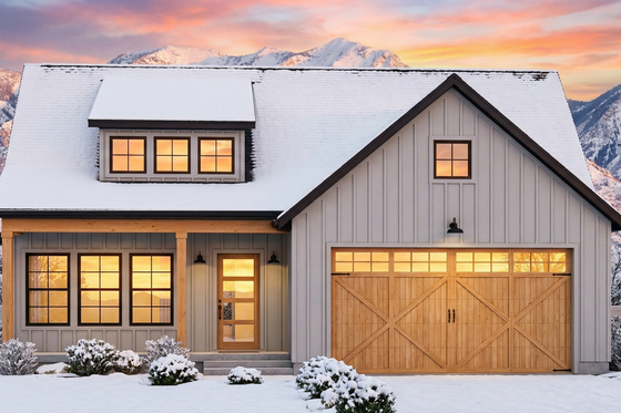 Exterior - Front Elevation 3 for Farmhouse House Plan #1096-135 - 3 bed, 2 bath