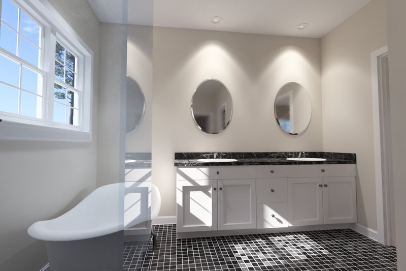 Home Plan - Interior - Master Bathroom 1 for Cottage House Plan #513-2409 - 4 bed, 3.5 bath