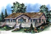 Ranch Style House Plan - 3 Beds 1.5 Baths 1143 Sq/Ft Plan #18-164 