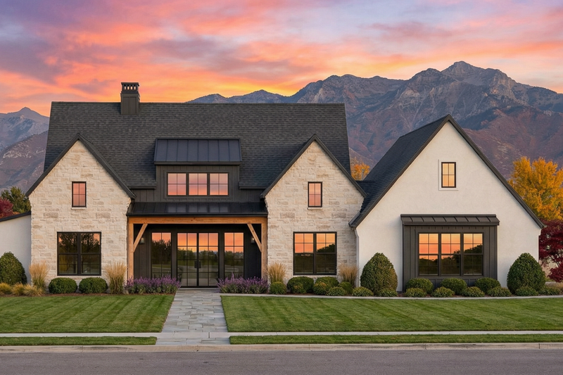 Home Plan - European Exterior - Front Elevation Plan #1096-84