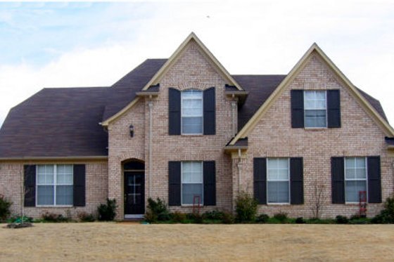Exterior - Front Elevation for Traditional House Plan #81-13892 - 3 bed, 2.5 bath