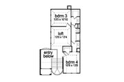 Mediterranean Style House Plan - 4 Beds 3 Baths 3064 Sq/Ft Plan #84-396 