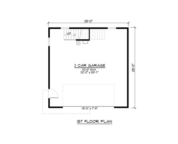 Modern Floor Plan - Main Floor Plan #1064-283