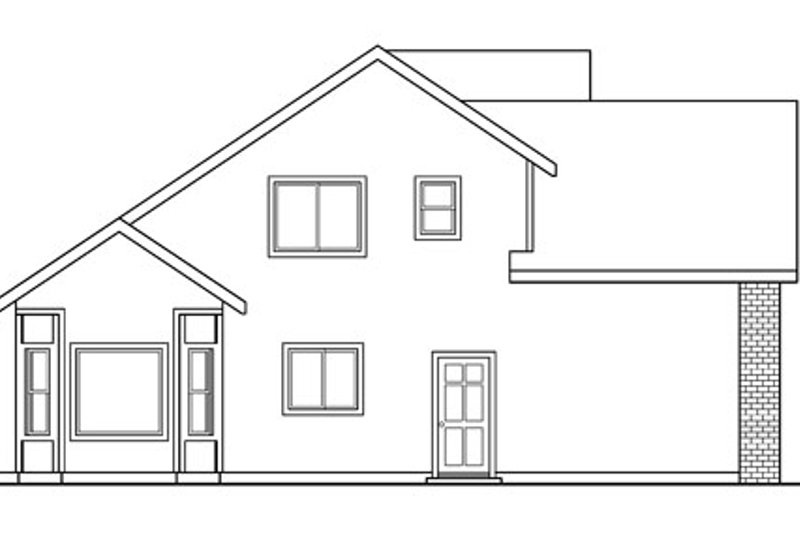 Home Plan - Exterior - Other Elevation for Traditional House Plan #124-767 - 3 bed, 2.5 bath