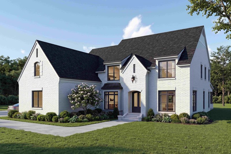House Design - Exterior - Front Elevation 2 for Country House Plan #932-1451 - 5 bed, 4.5 bath