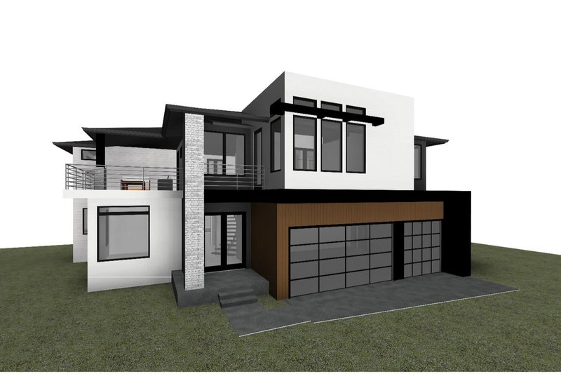 House Design - Modern Exterior - Front Elevation Plan #1066-215