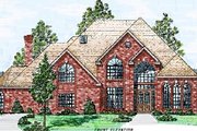 European Style House Plan - 5 Beds 4.5 Baths 4176 Sq/Ft Plan #52-119 