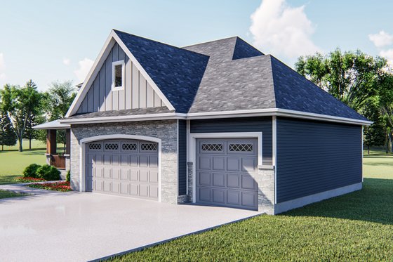 Exterior - Other Elevation 1 for Craftsman House Plan #455-74 - 4 bed, 2.5 bath