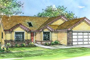 Traditional Exterior - Front Elevation Plan #124-376