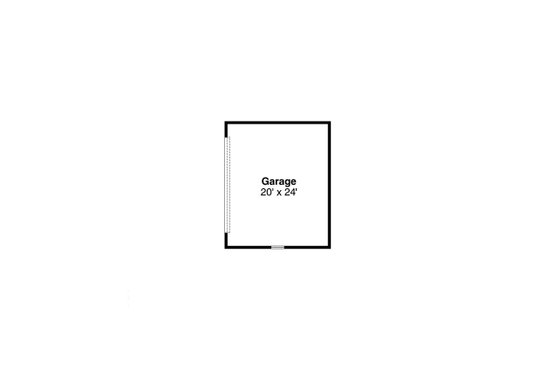 Floor Plan - Other Floor for Craftsman House Plan #124-610 - 3 bed, 2.5 bath