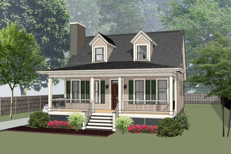 Dream House Plan - Southern Exterior - Front Elevation Plan #79-212