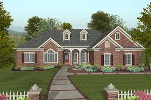 Traditional Exterior - Front Elevation Plan #56-577