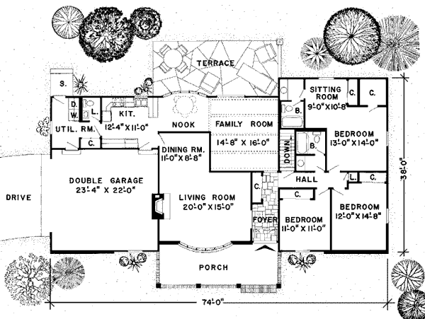 Floor Plan - Main Floor Plan #312-759