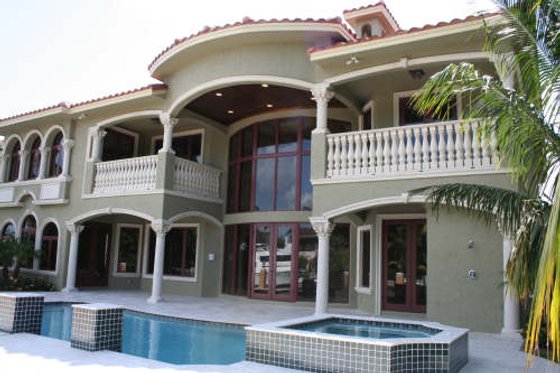 Photo 8 for Mediterranean House Plan #420-191 - 6 bed, 7.5 bath